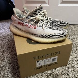 Adidas Yeezy Boost 350 V2 Zebra with Red Detail